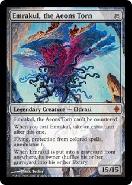 画像1: 【Foil】【英語版/PLD】《引き裂かれし永劫、エムラクール/Emrakul, the Aeons Torn》[ROE] (1)