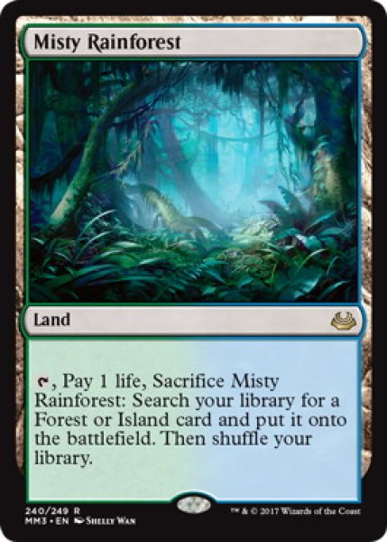 画像1: 【英語版/EX】《霧深い雨林/Misty Rainforest》[MM3] (1)