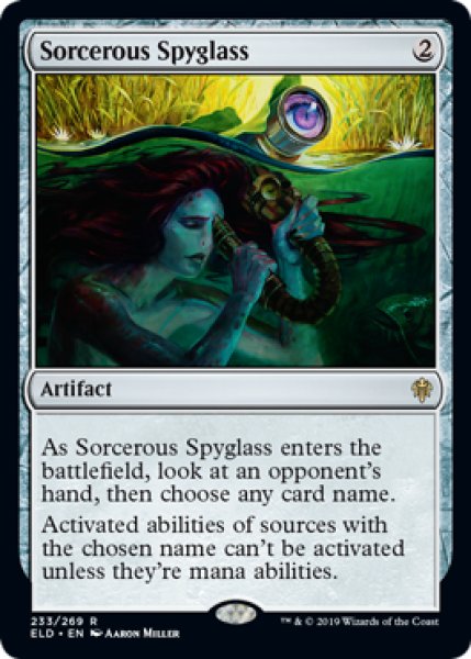 画像1: 【Foil】【英語版】《魔術遠眼鏡/Sorcerous Spyglass》[ELD] (1)