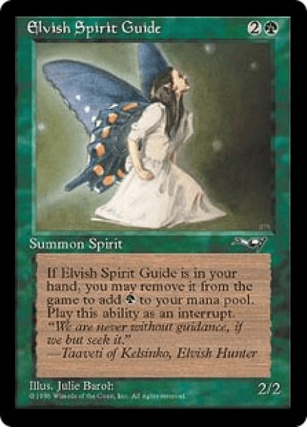 画像1: 【英語版/EX】《エルフの指導霊/Elvish Spirit Guide》[ALL] (1)