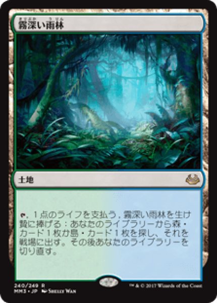 画像1: 【日本語版】《霧深い雨林/Misty Rainforest》[MM3] (1)