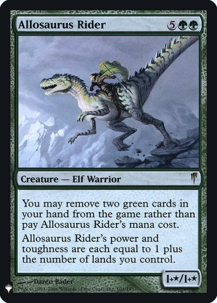 画像1: 【Foil】【英語版】《アロサウルス乗り/Allosaurus Rider》[MB1] (1)
