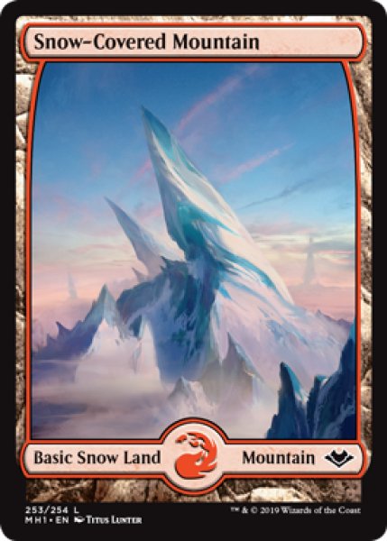 画像1: 【英語版】《冠雪の山/Snow-Covered Mountain》[MH1] (1)