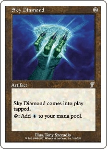 画像1: 【英語版】《空色のダイアモンド/Sky Diamond》[7ED] (1)