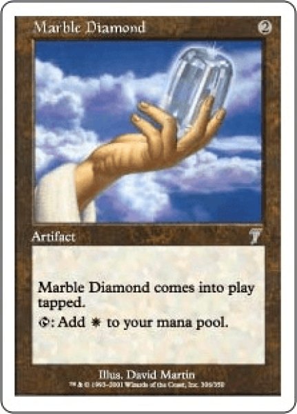 画像1: 【英語版】《乳白色のダイアモンド/Marble Diamond》[7ED] (1)