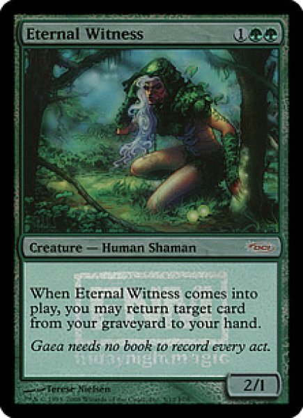 画像1: 【Foil】【プロモ】【英語版/EX】《永遠の証人/Eternal Witness》[FNM] (1)