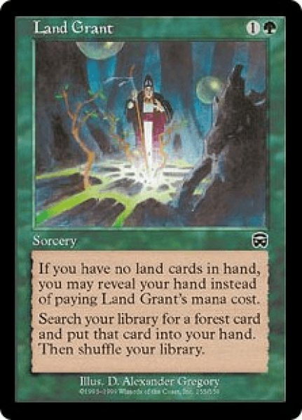 画像1: 【Foil】【日本語版】《土地譲渡/Land Grant》[MMQ] (1)
