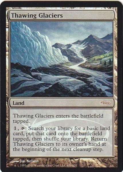 画像1: 【Foil】【プロモ】【英語版/EX】《Thawing Glaciers》[ジャッジ褒賞] (1)
