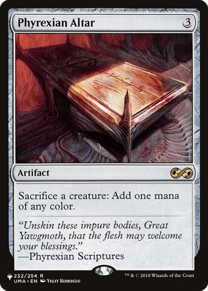 画像1: 【英語版】《ファイレクシアの供犠台/Phyrexian Altar》[The List] (1)