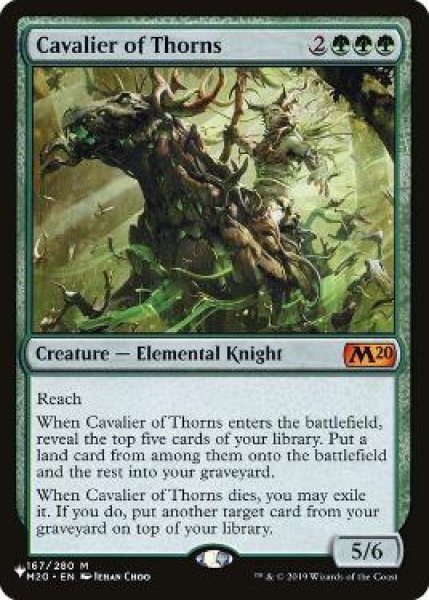 画像1: 【英語版】《茨の騎兵/Cavalier of Thorns》[The List] (1)