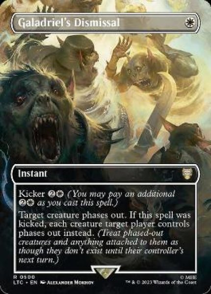 画像1: 【Foil】【ボーダーレス】【英語版】《Galadriel's Dismissal》[LTC] (1)