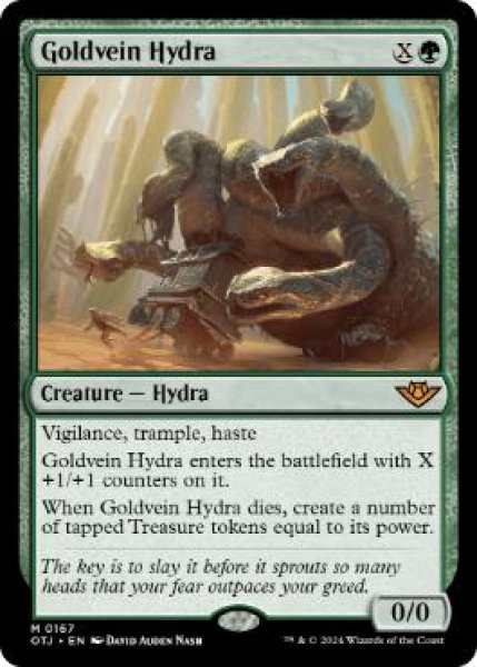 画像1: 【英語版】《金脈のハイドラ/Goldvein Hydra》[OTJ] (1)