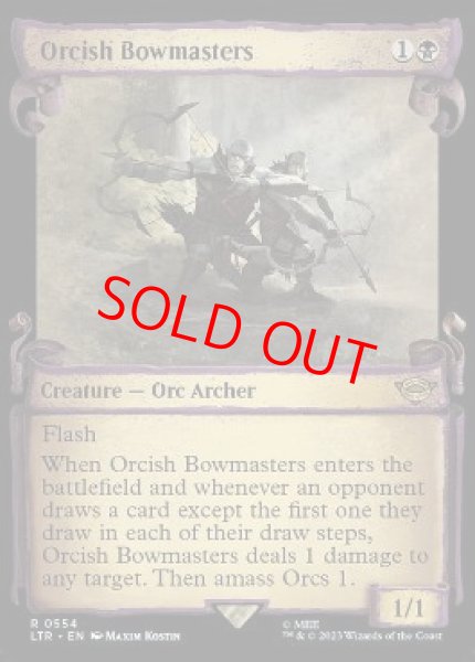 画像1: 【Foil】【銀幕】【ショーケース】【英語版】《オークの弓使い/Orcish Bowmasters》[LTR] (1)