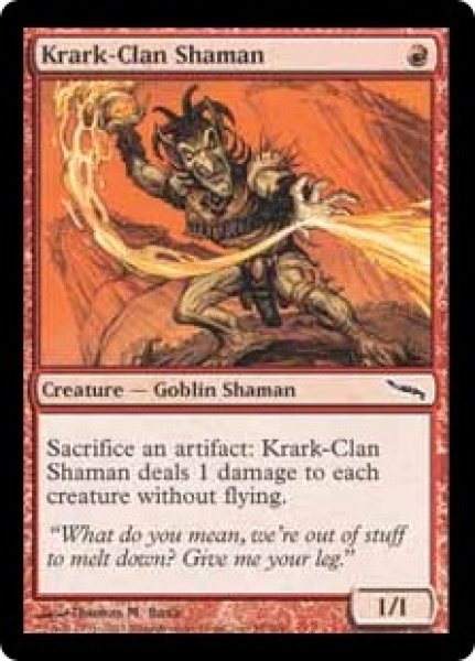 画像1: 【英語版】《クラーク族のシャーマン/Krark-Clan Shaman》[MRD] (1)