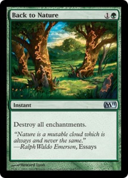 画像1: 【Foil】【英語版/EX】《自然に帰れ/Back to Nature》[M11] (1)