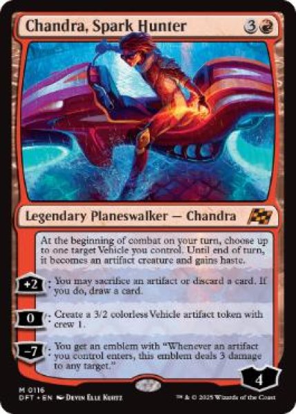 画像1: 【英語版】《灯を追う者、チャンドラ/Chandra, Spark Hunter》[DFT] (1)