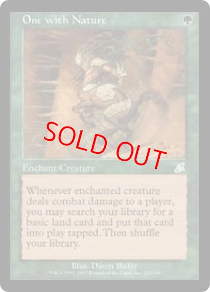 画像1: 【Foil】【英語版/EX】《自然との一体化/One with Nature》[SCG] (1)