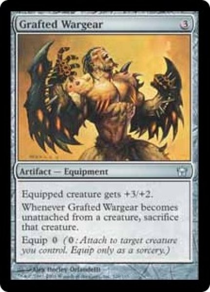 画像1: 【Foil】【英語版/EX】《融合する武具/Grafted Wargear》[5DN] (1)