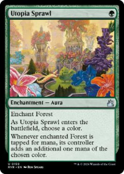 画像1: 【Foil】【英語版】《楽園の拡散/Utopia Sprawl》[RVR] (1)