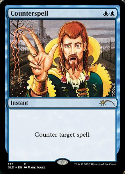 画像1: 【Foil】【英語版】《対抗呪文/Counterspell》[SLD] (1)