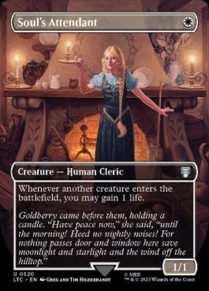 画像1: 【ボーダーレス】【英語版】《魂の従者/Soul's Attendant》[LTC] (1)