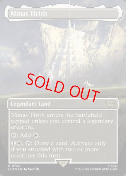 画像1: 【Foil】【サージ】【ボーダーレス】【英語版】《ミナス・ティリス/Minas Tirith》[LTR] (1)