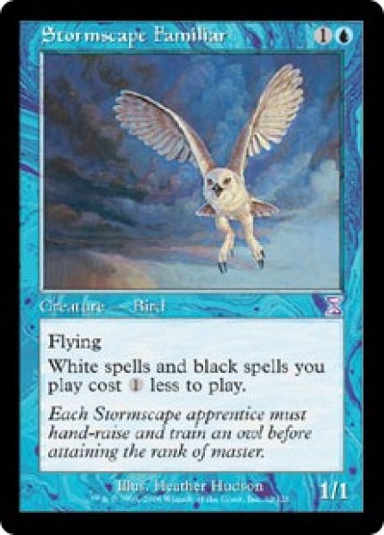 画像1: 【Foil】【日本語版/EX】《嵐景学院の使い魔/Stormscape Familiar》[TSP] (1)