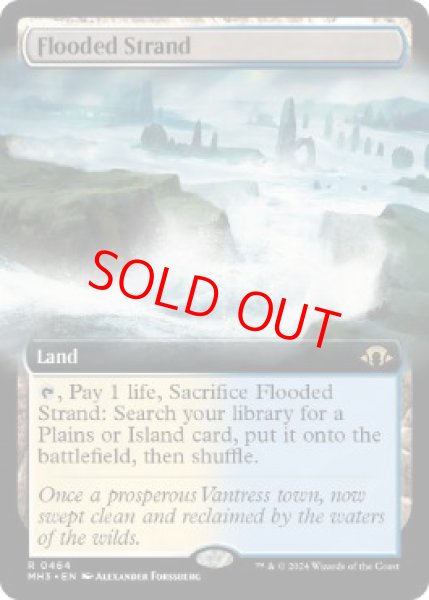 画像1: 【Foil】【拡張アート】【英語版】《溢れかえる岸辺/Flooded Strand》[MH3] (1)