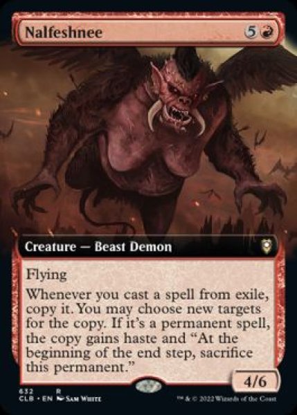 画像1: 【拡張アート】【英語版】《ナルフェシュネー/Nalfeshnee》[CLB] (1)