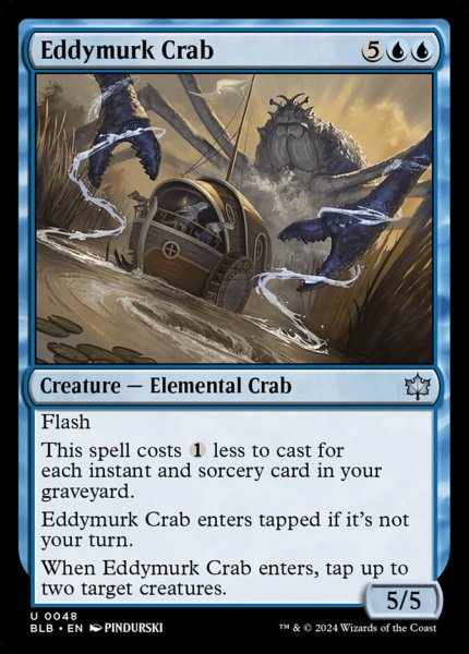 画像1: 【英語版】《渦泥の蟹/Eddymurk Crab》[BLB] (1)