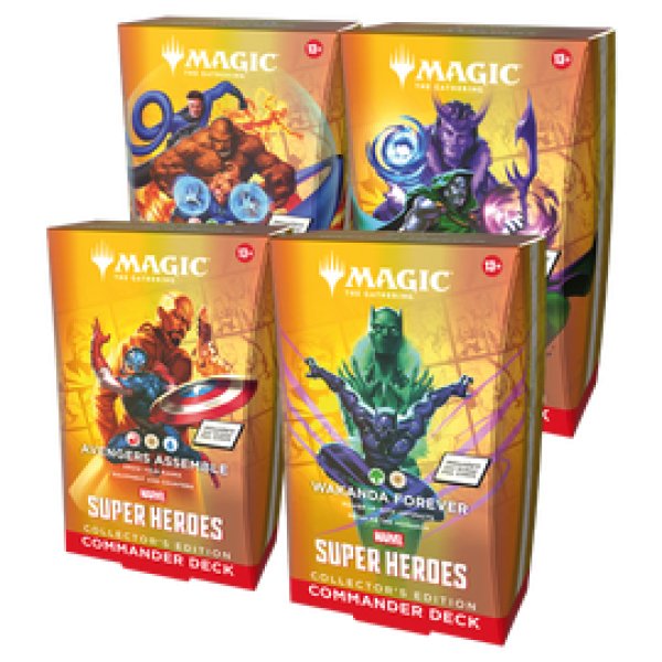 画像1: 【英語版】「マーベル スーパー・ヒーローズ」統率者デッキ Collector's Edition 4種セット (1)