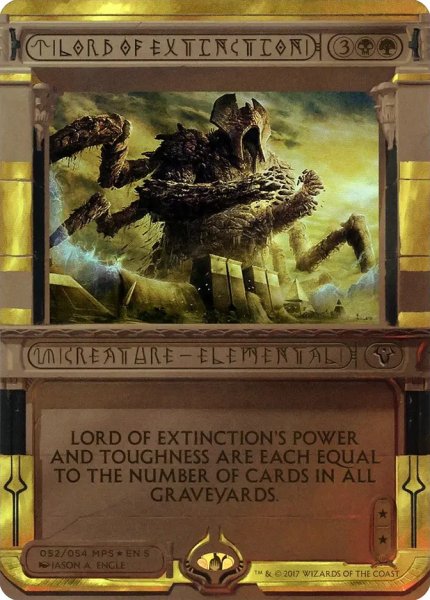 画像1: 【Foil】【英語版】《絶滅の王/Lord of Extinction》[MPS] (1)