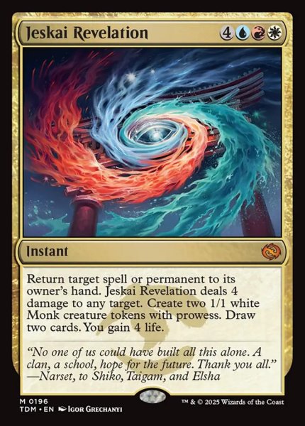 画像1: 【英語版】《ジェスカイの啓示/Jeskai Revelation》[TDM] (1)