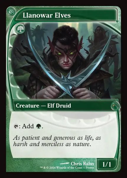 画像1: 【Foil】【プロモ】【英語版】《ラノワールのエルフ/Llanowar Elves》 (1)