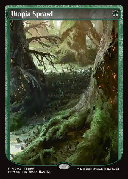 画像1: 【Foil】【プロモ】【英語版】《楽園の拡散/Utopia Sprawl》 (1)