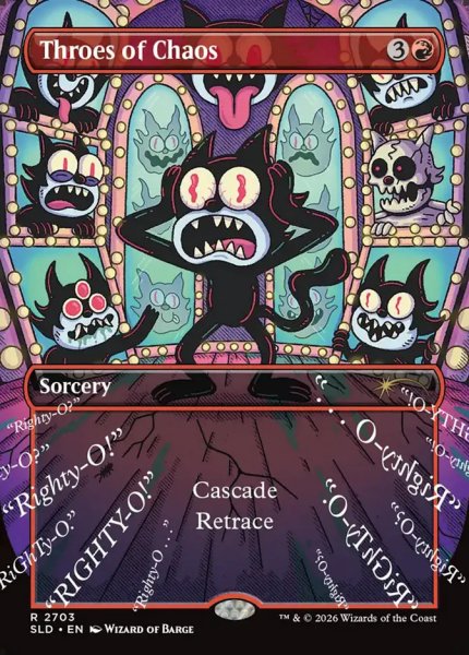 画像1: 【Foil】【英語版】《混沌の辛苦/Throes of Chaos》[SLD] (1)