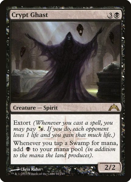 画像1: 【Foil】【英語版/EX】《墓所の怪異/Crypt Ghast》[GTC] (1)