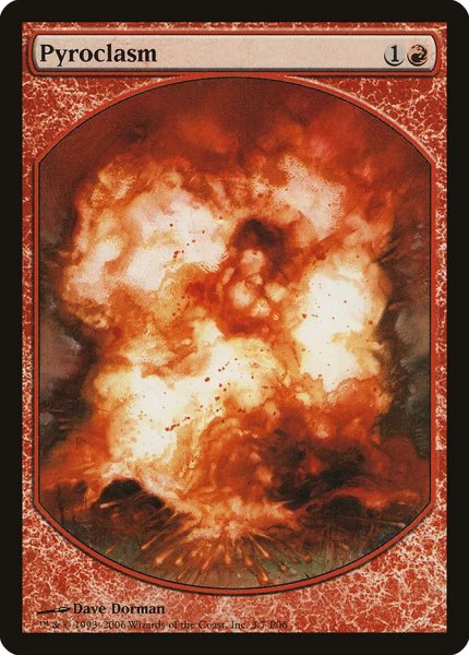 画像1: 【プロモ】【英語版/EX】《紅蓮地獄/Pyroclasm》 (1)