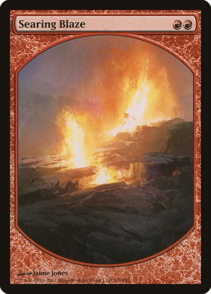 画像1: 【プロモ】【英語版】《焼尽の猛火/Searing Blaze》 (1)