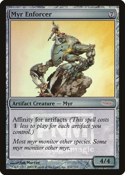 画像1: 【Foil】【プロモ】【英語版/EX】《マイアの処罰者/Myr Enforcer》[FNM] (1)