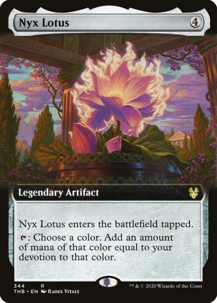 画像1: 【Foil】【拡張アート】【英語版】《ニクスの睡蓮/Nyx Lotus》[THB] (1)