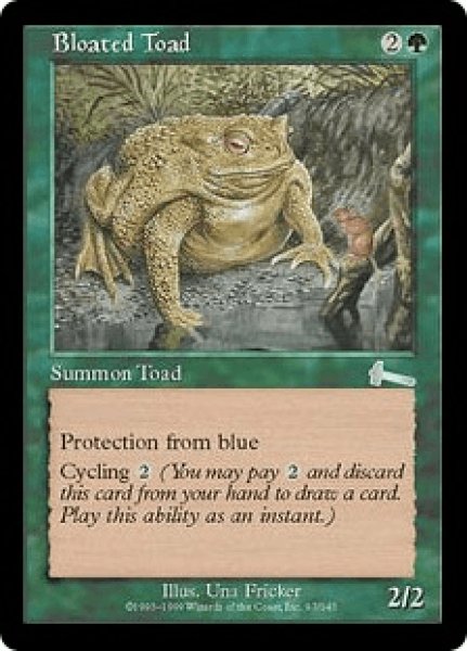 画像1: 【Foil】【英語版】《ふくれたヒキガエル/Bloated Toad》[ULG] (1)