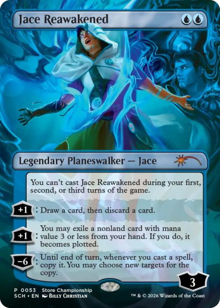 画像1: 【Foil】【プロモ】【日本語版】《再覚醒したジェイス/Jace Reawakened》 (1)