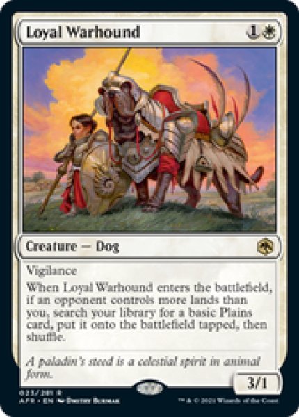 画像1: 【英語版】《忠実な軍用犬/Loyal Warhound》[AFR] (1)