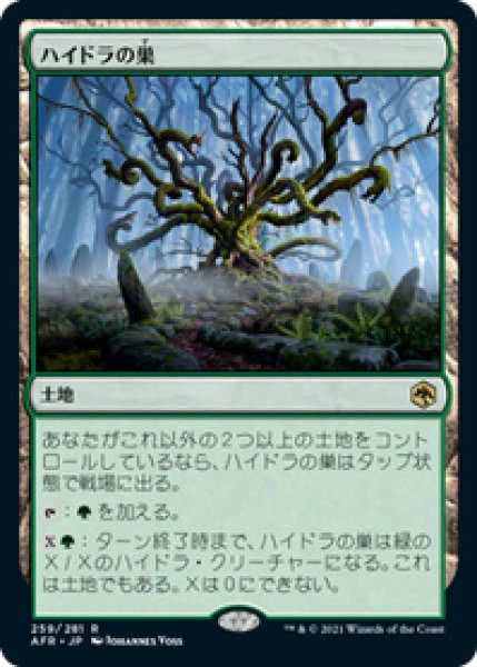画像1: 【Foil】【日本語版】《ハイドラの巣/Lair of the Hydra》[AFR] (1)