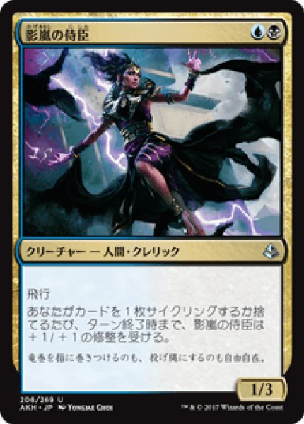 画像1: 【日本語版】《影嵐の侍臣/Shadowstorm Vizier》[AKH] (1)