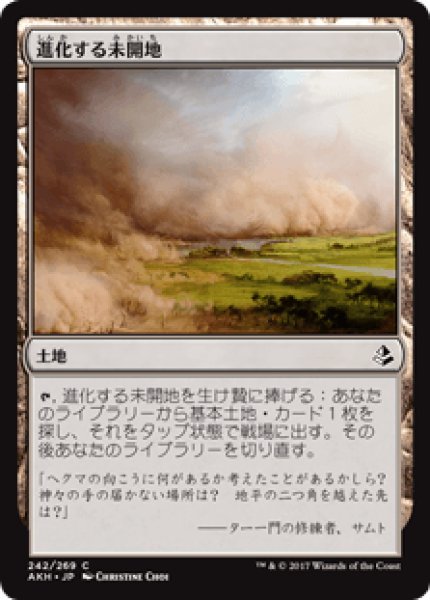 画像1: 【日本語版】《進化する未開地/Evolving Wilds》[AKH] (1)