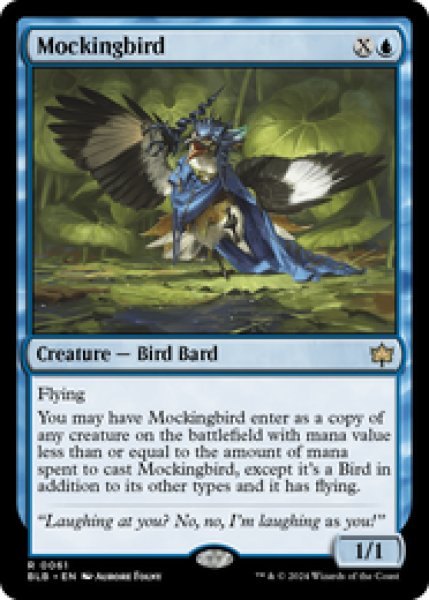 画像1: 【Foil】【英語版】《マネドリ/Mockingbird》[BLB] (1)