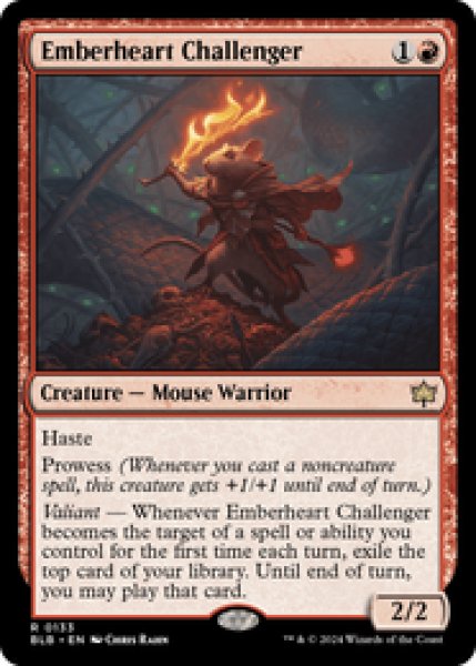 画像1: 【Foil】【英語版】《熾火心の挑戦者/Emberheart Challenger》[BLB] (1)