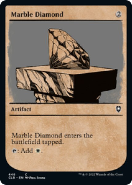 画像1: 【ショーケース】【日本語版】《乳白色のダイアモンド/Marble Diamond》[CLB] (1)